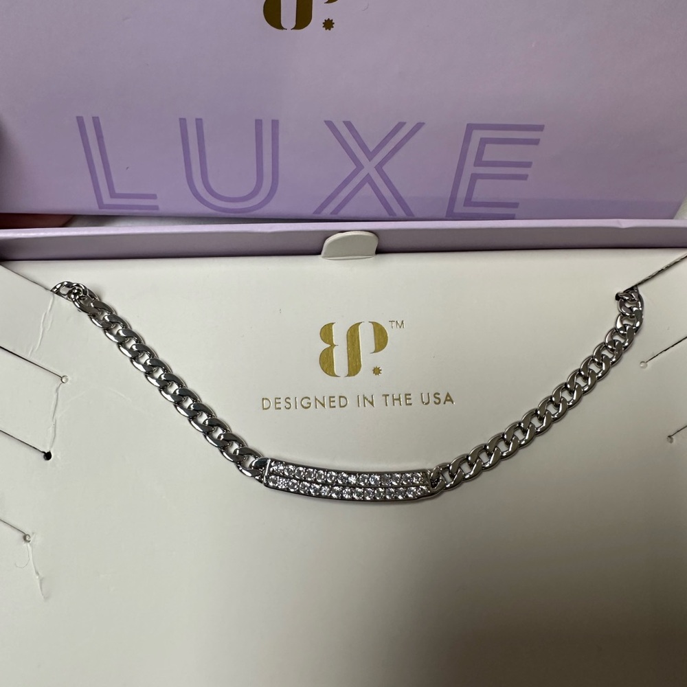 BP Silver Chain Necklace